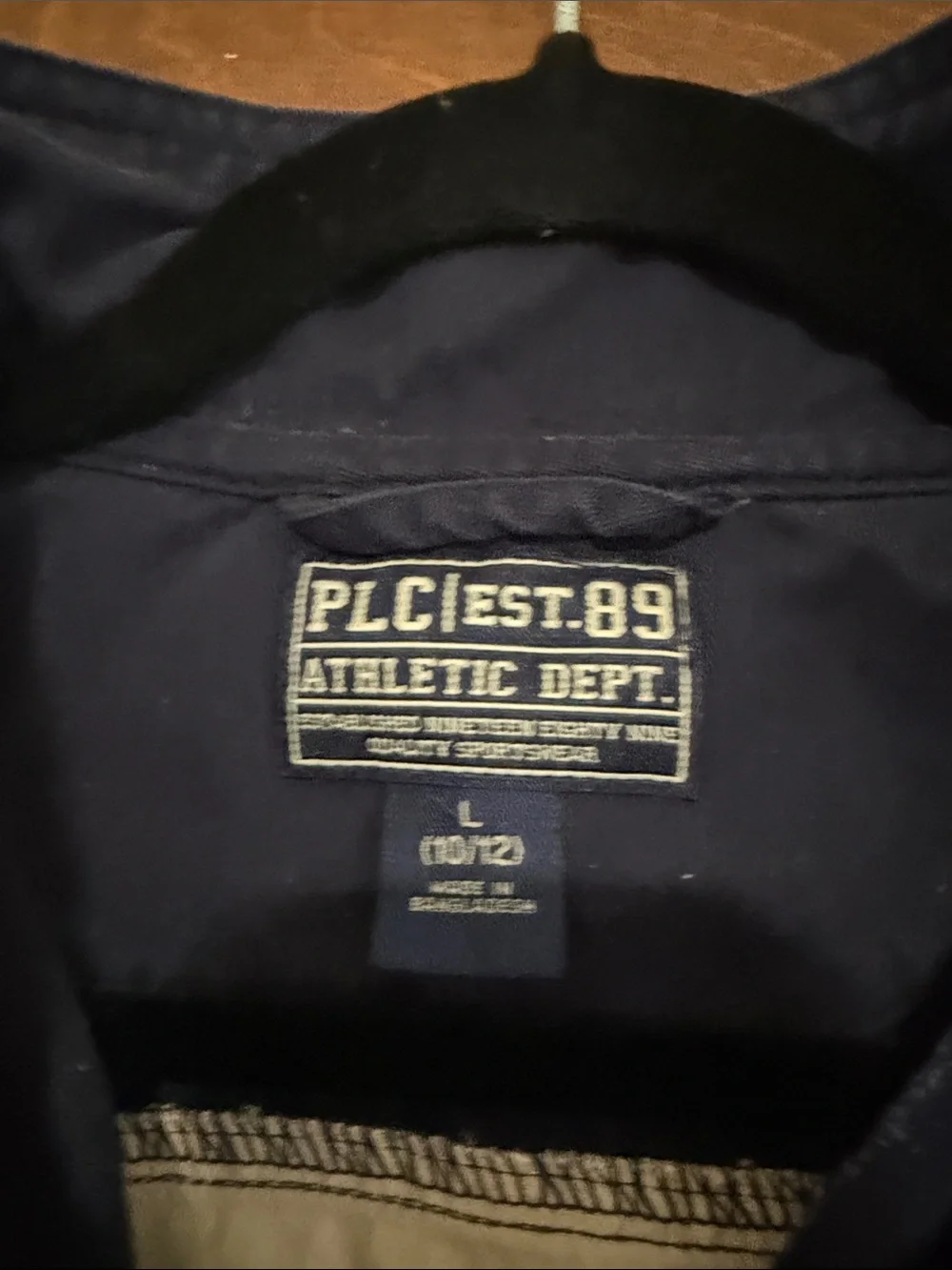 Place Est. 89 Quarter-Zip Rugby Shirt - Navy & Cream Stripes